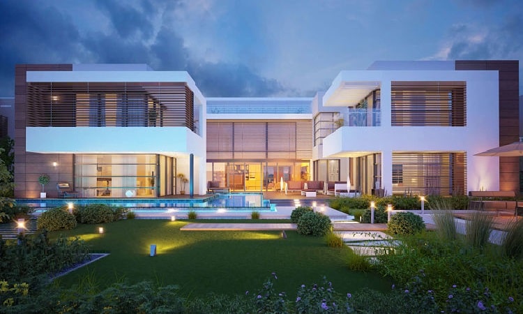 فلل للبيع في القناة على الواجهة المائية في دبي