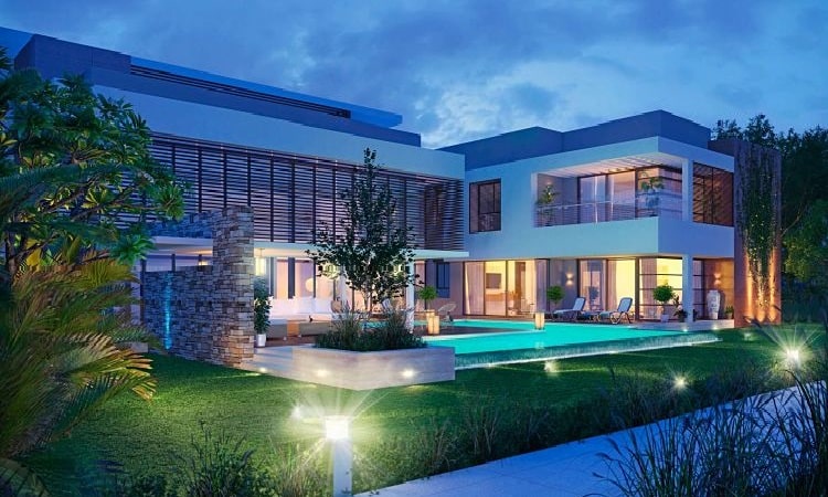 فلل للبيع في القناة على الواجهة المائية في دبي