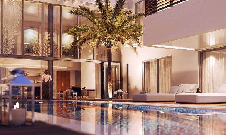 فلل للبيع في القناة على الواجهة المائية في دبي