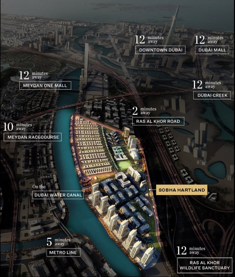 شوبا هارتلاند شقق ذا كريست